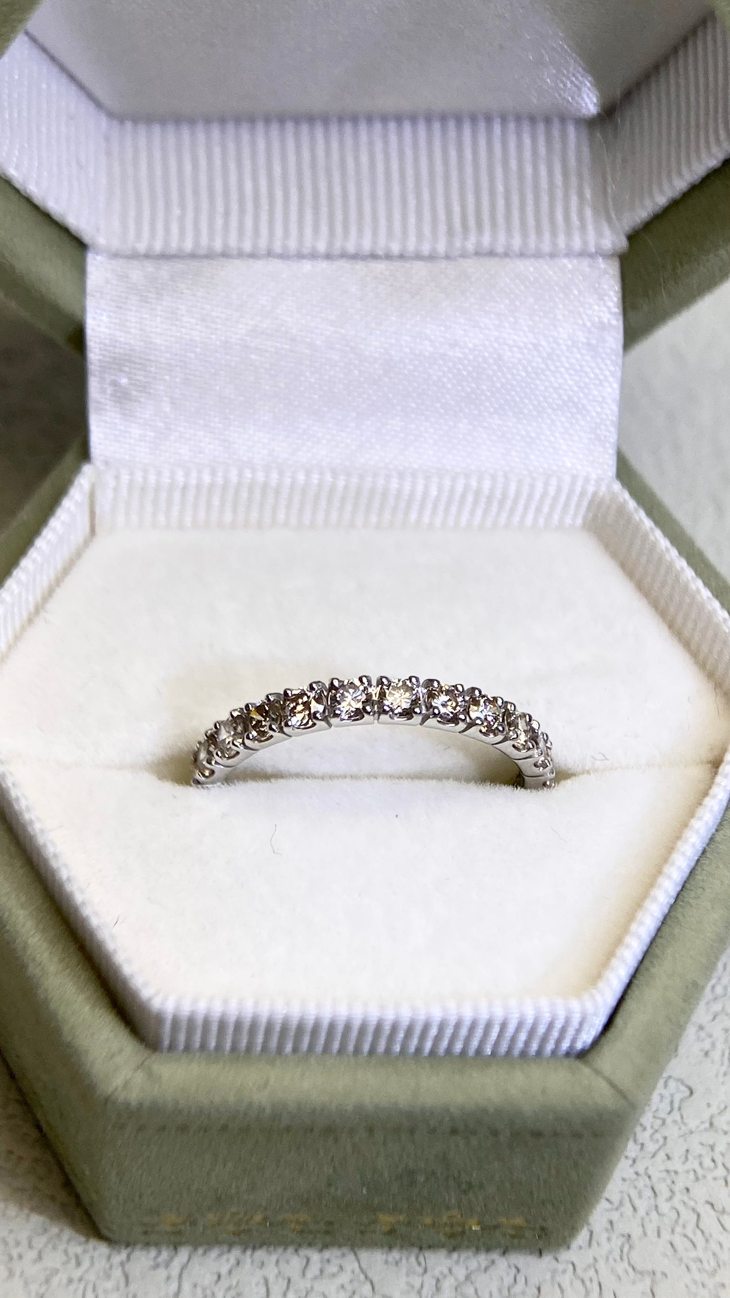 K18ゴールド&ダイヤモンドリング|ダイヤモンド2.31ct|日本製ヴィンテージエステートジュエリー