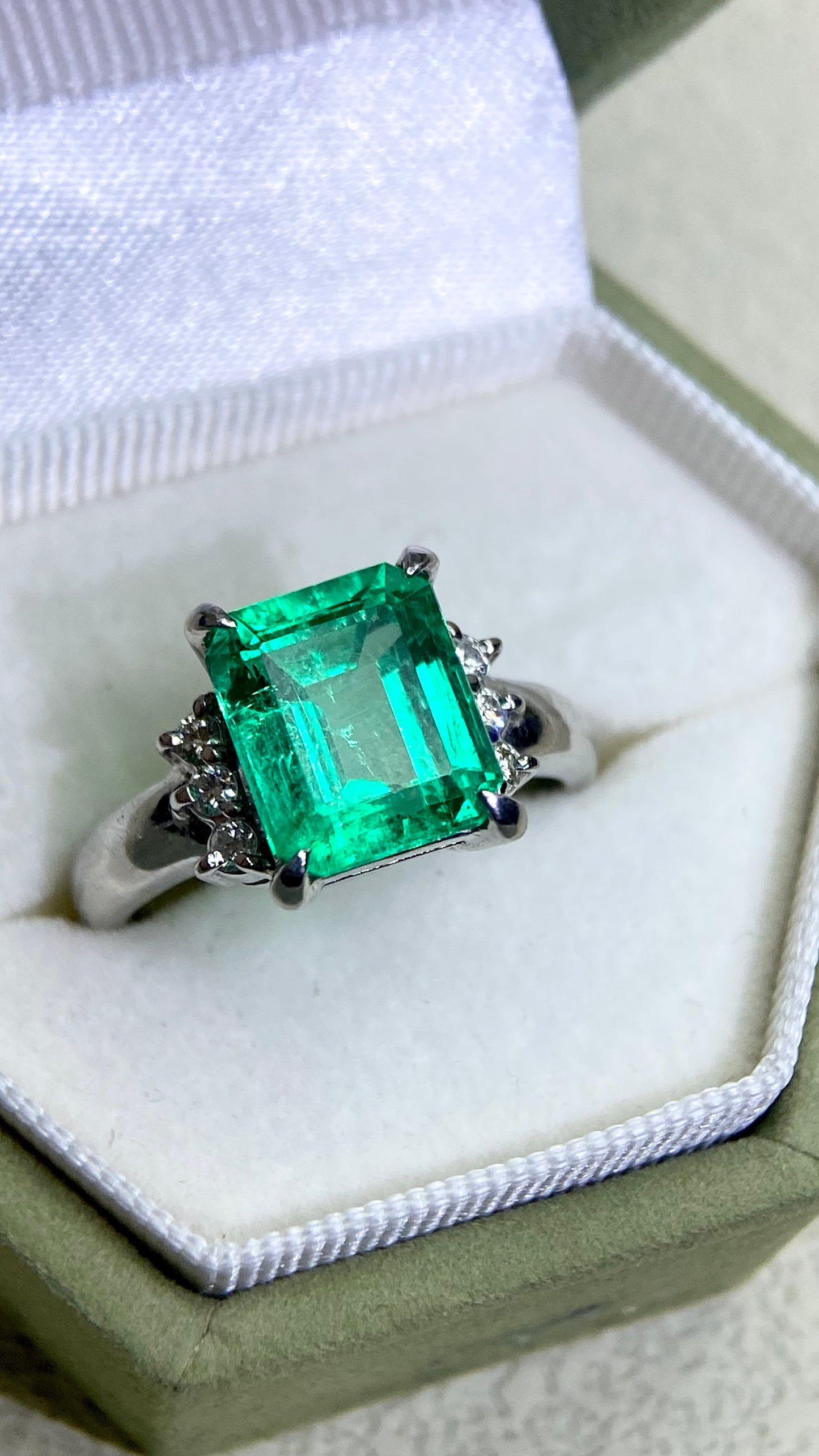 K18ゴールド&ダイヤモンドリング|ダイヤモンド2.31ct|日本製ヴィンテージエステートジュエリー