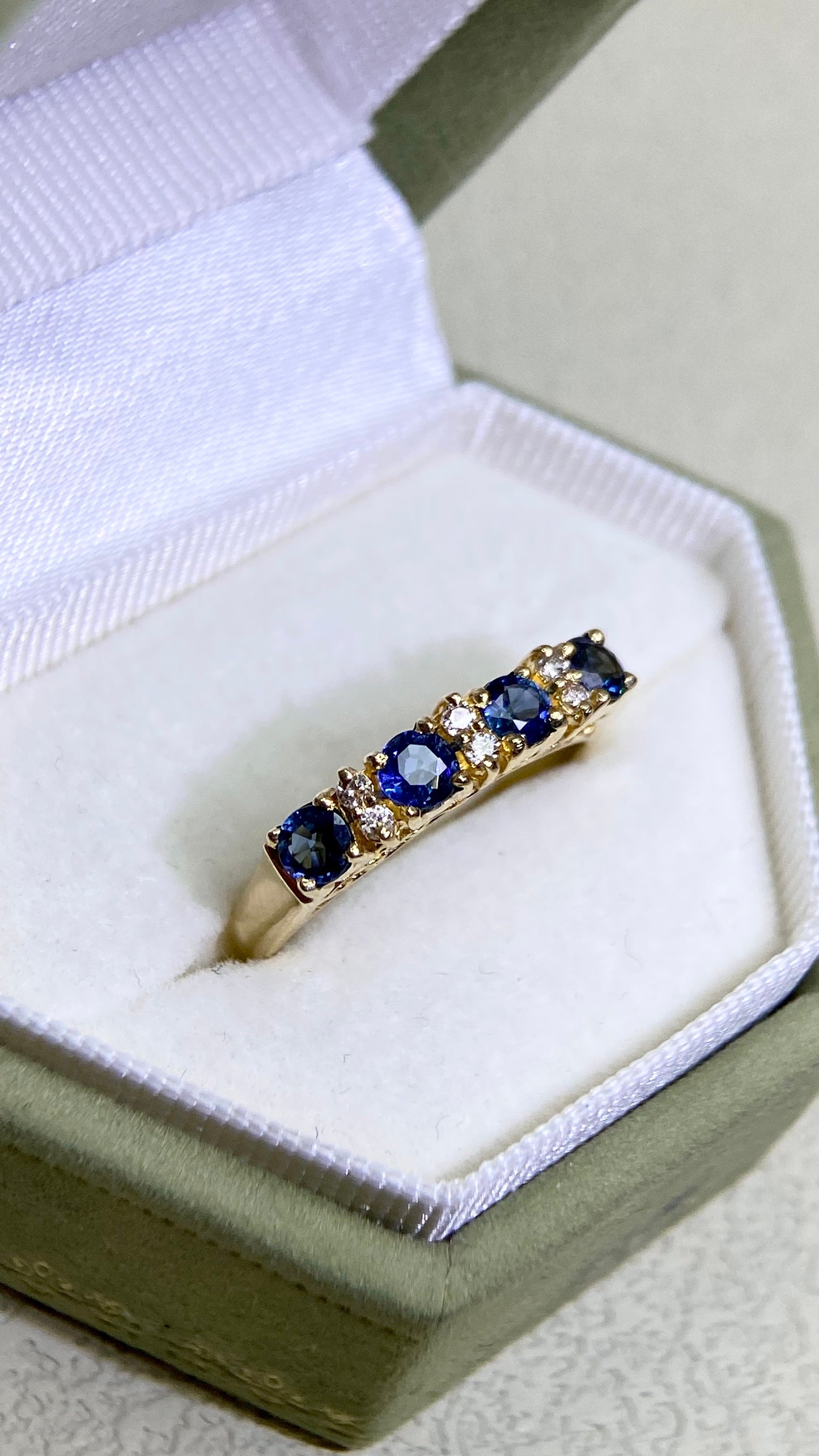 K18ゴールド&ダイヤモンドリング|ダイヤモンド2.31ct|日本製ヴィンテージエステートジュエリー