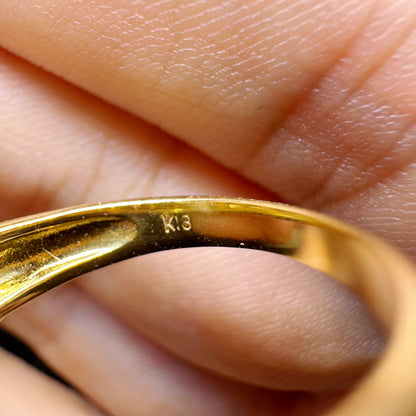 18K Gold 1.00ct Diamond Pave Ring｜3.4g Elegant Classic Design｜Japanese Inspired Fine Jewelry