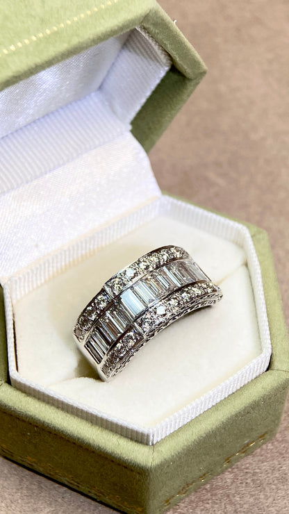 K18ゴールド＆ダイヤモンドリング｜ダイヤモンド2.31ct｜日本製ヴィンテージエステートジュエリー