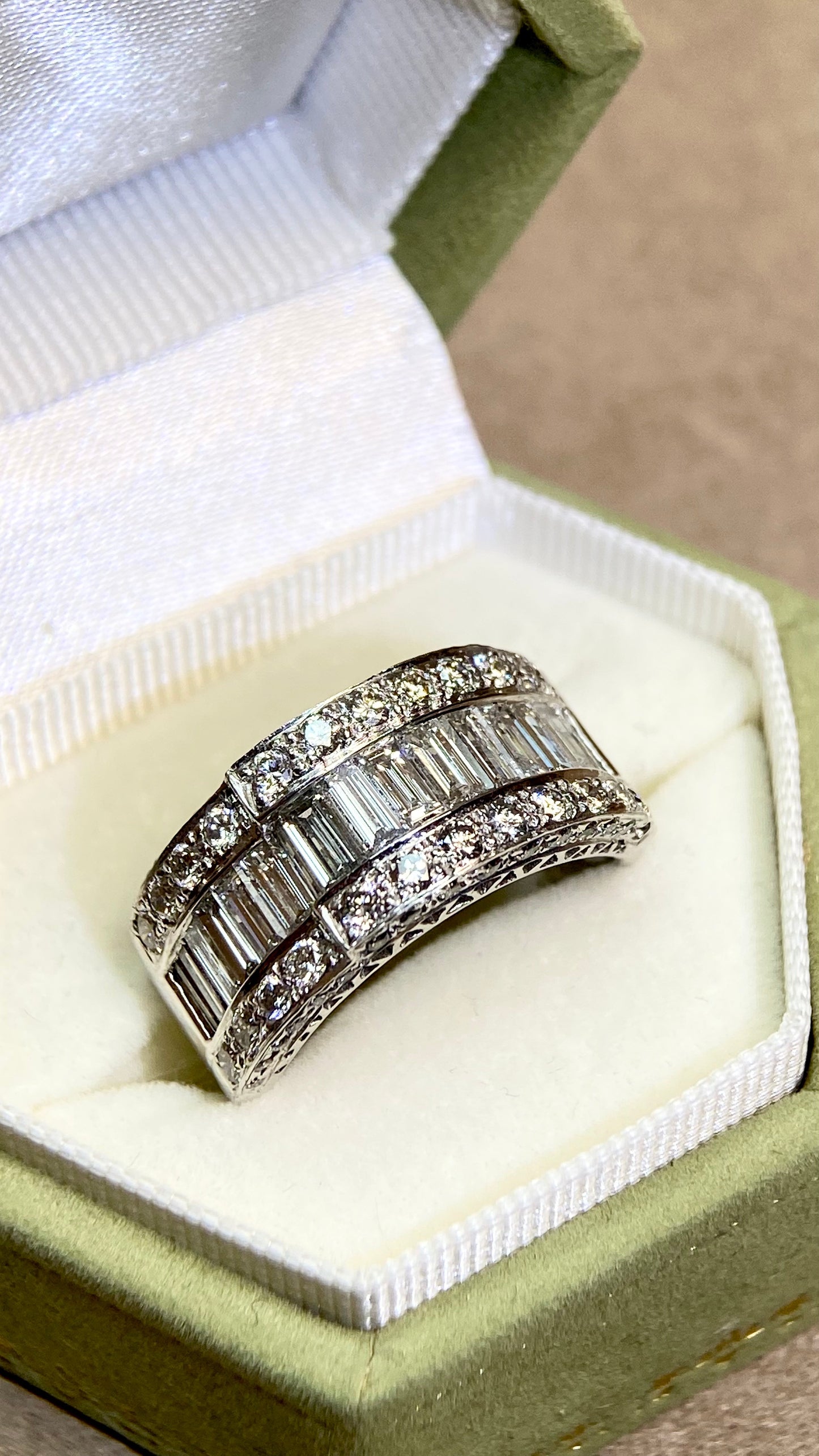 K18ゴールド＆ダイヤモンドリング｜ダイヤモンド2.31ct｜日本製ヴィンテージエステートジュエリー