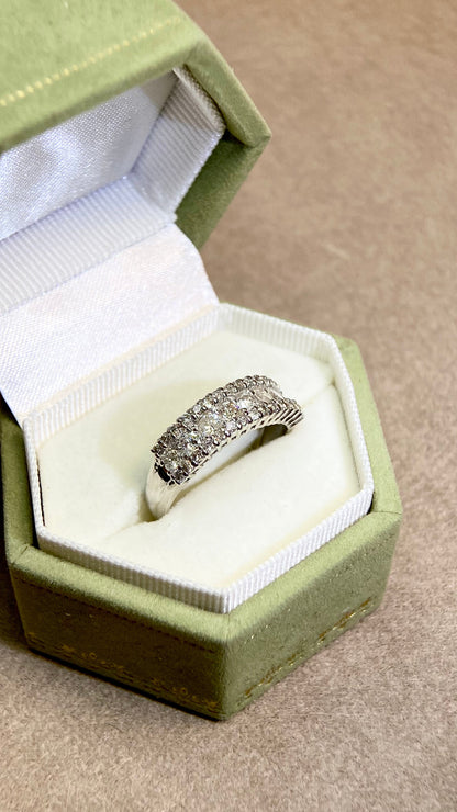 Pt900プラチナ＆ダイヤモンドリング｜ダイヤモンド1.03カラット｜日本製ヴィンテージエステートジュエリー