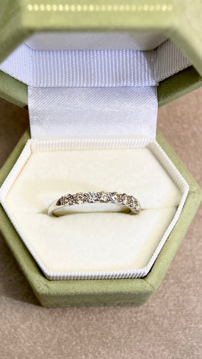 Pt900プラチナ＆ダイヤモンドリング｜ダイヤモンド0.54カラット｜日本製ヴィンテージエステートジュエリー