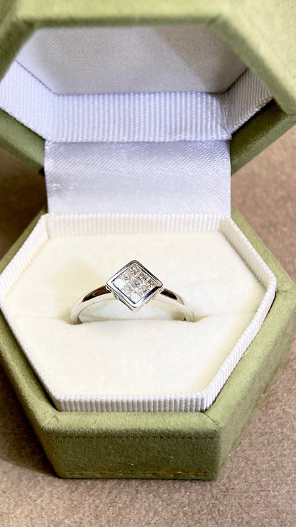 Pt900プラチナ＆ダイヤモンドリング｜ダイヤモンド0.744ct/0.79ct｜ルイ・ヴィトン-VS2｜日本製ヴィンテージエステートジュエリー