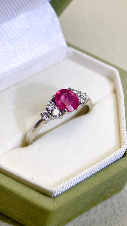 K18ゴールド＆ダイヤモンドリング｜ダイヤモンド2.31ct｜日本製ヴィンテージエステートジュエリー