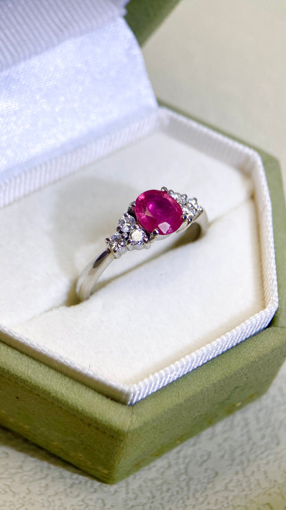 K18ゴールド＆ダイヤモンドリング｜ダイヤモンド2.31ct｜日本製ヴィンテージエステートジュエリー