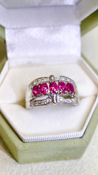 K18ゴールド＆ダイヤモンドリング｜ダイヤモンド2.31ct｜日本製ヴィンテージエステートジュエリー