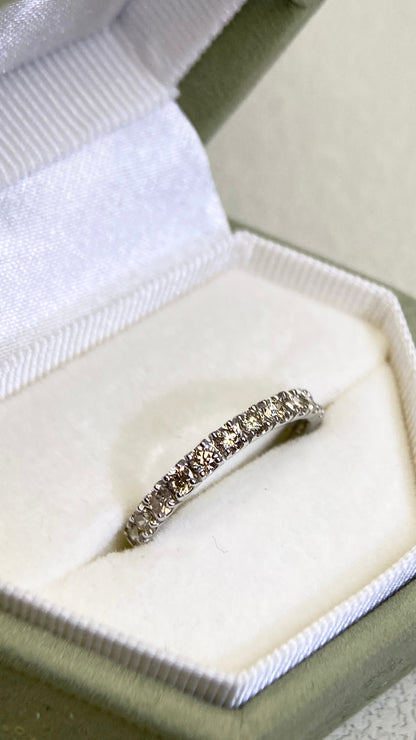 K18ゴールド＆ダイヤモンドリング｜ダイヤモンド2.31ct｜日本製ヴィンテージエステートジュエリー