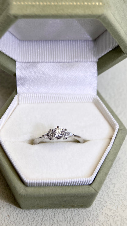 K18ゴールド＆ダイヤモンドリング｜ダイヤモンド2.31ct｜日本製ヴィンテージエステートジュエリー