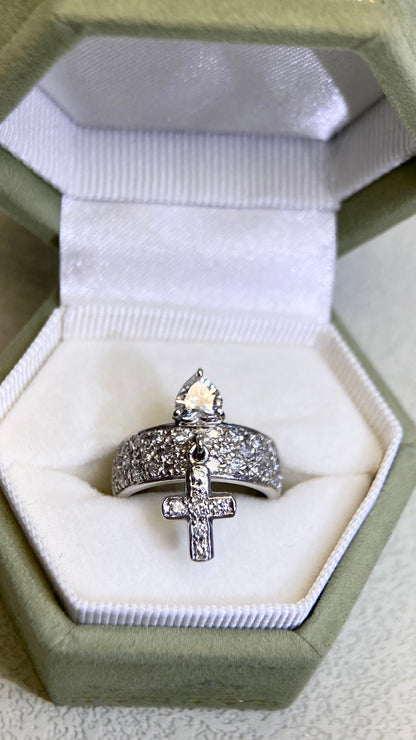 K18ゴールド＆ダイヤモンドリング｜ダイヤモンド2.31ct｜日本製ヴィンテージエステートジュエリー