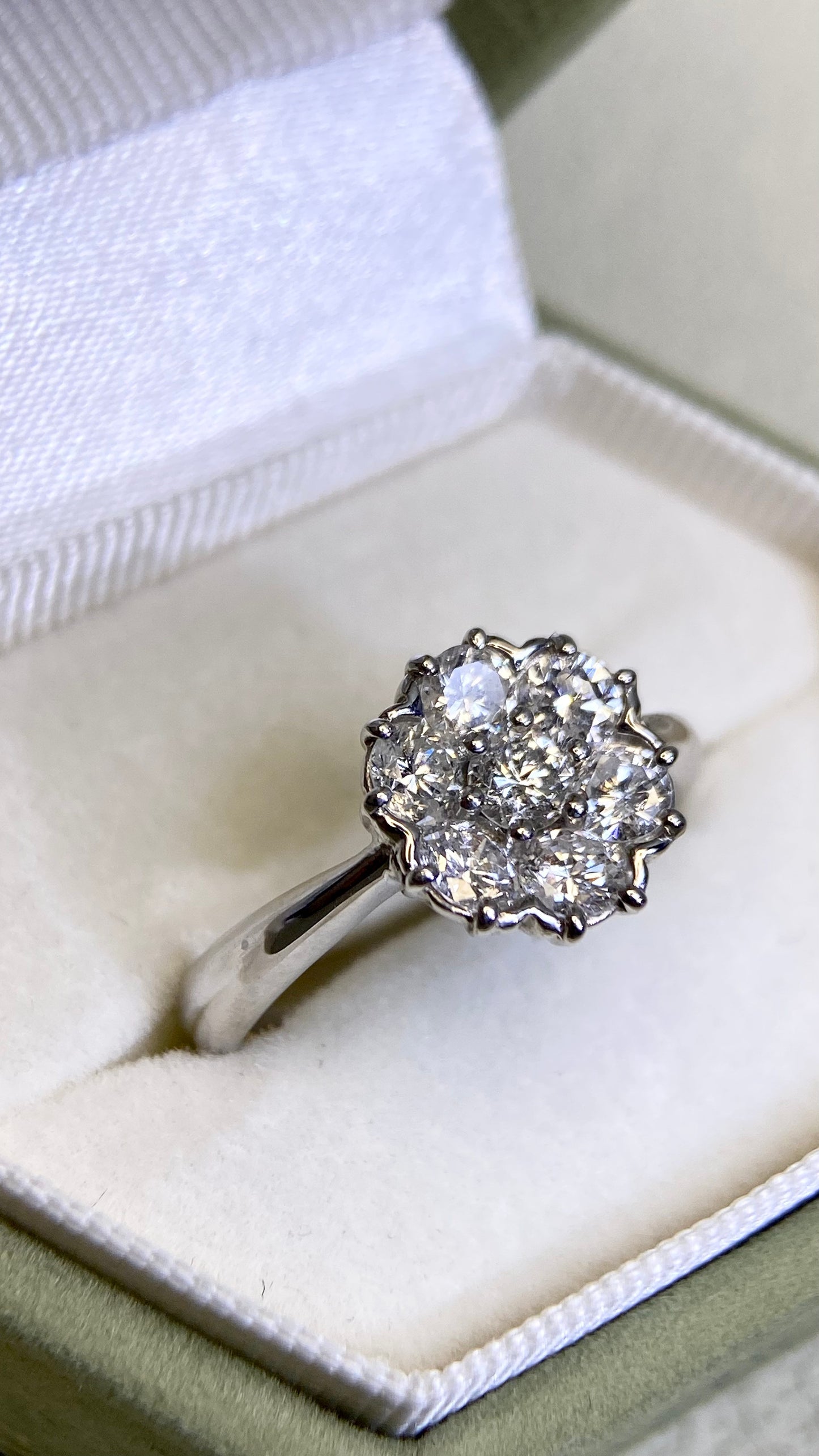 K18ゴールド＆ダイヤモンドリング｜ダイヤモンド2.31ct｜日本製ヴィンテージエステートジュエリー