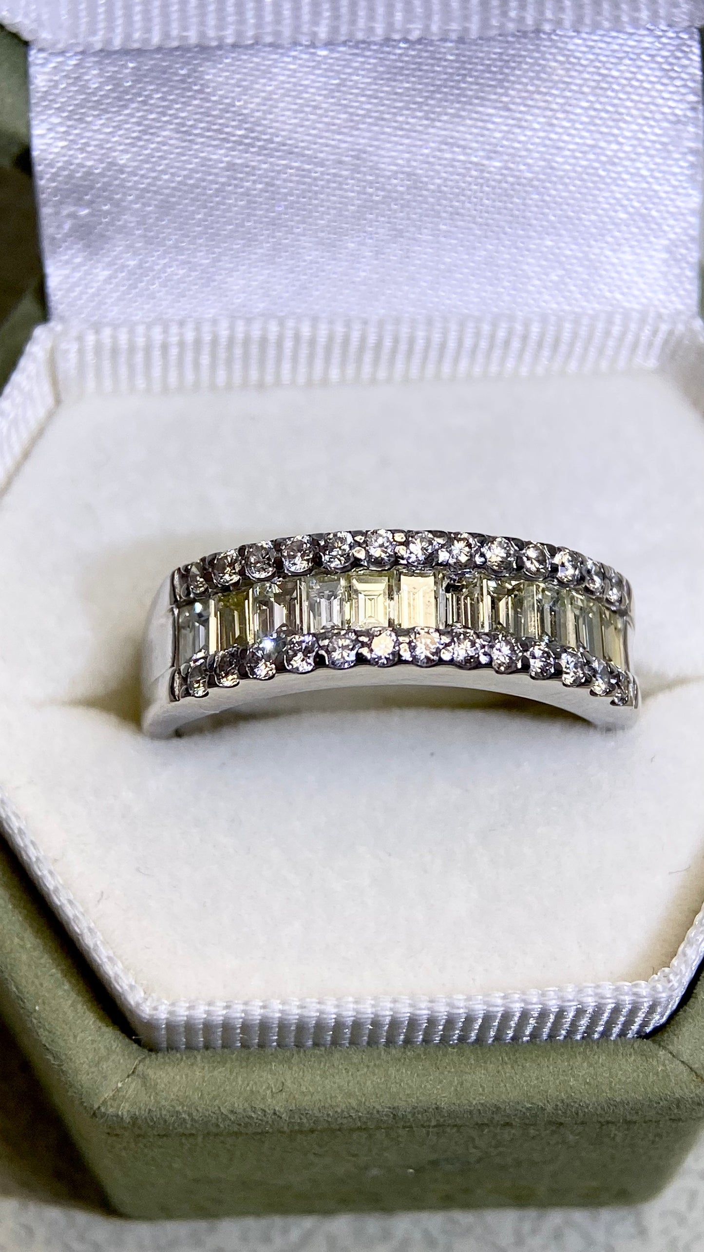 Pt900 Platinum&Diamond Ring | Diamond 1.28ct | Japanese Vintage Estate Jewelry-BOCS