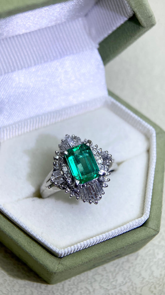 K18ゴールド＆ダイヤモンドリング｜ダイヤモンド2.31ct｜日本製ヴィンテージエステートジュエリー