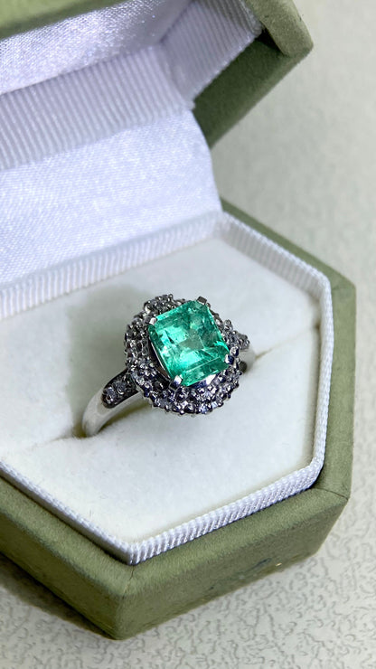 K18ゴールド＆ダイヤモンドリング｜ダイヤモンド2.31ct｜日本製ヴィンテージエステートジュエリー