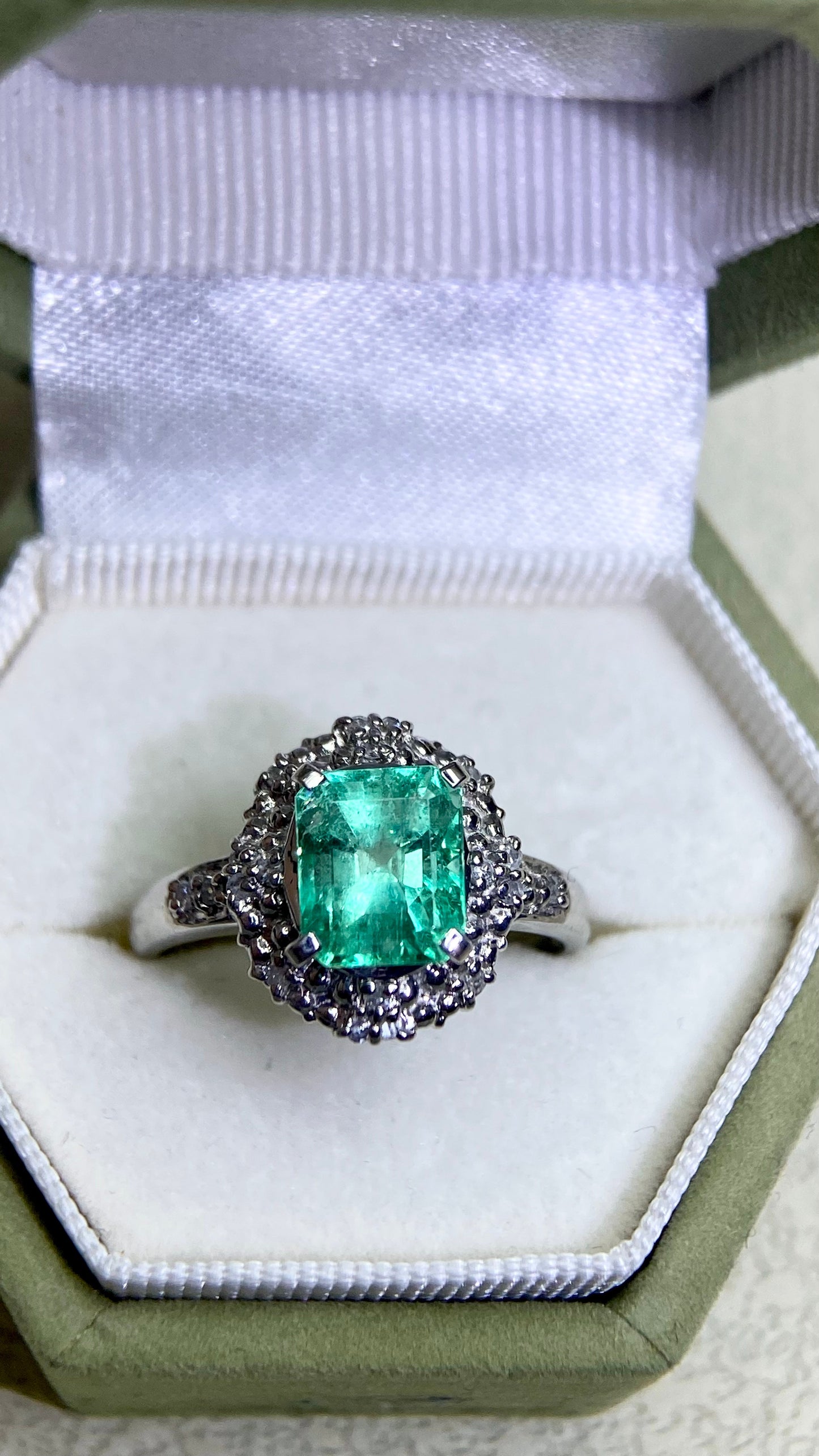 K18ゴールド＆ダイヤモンドリング｜ダイヤモンド2.31ct｜日本製ヴィンテージエステートジュエリー