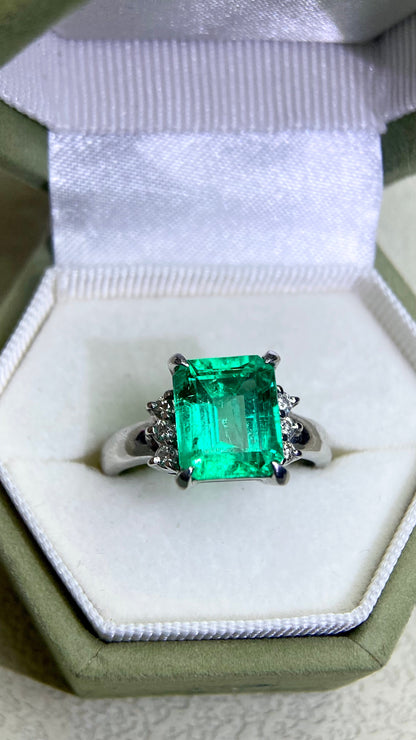 K18ゴールド＆ダイヤモンドリング｜ダイヤモンド2.31ct｜日本製ヴィンテージエステートジュエリー