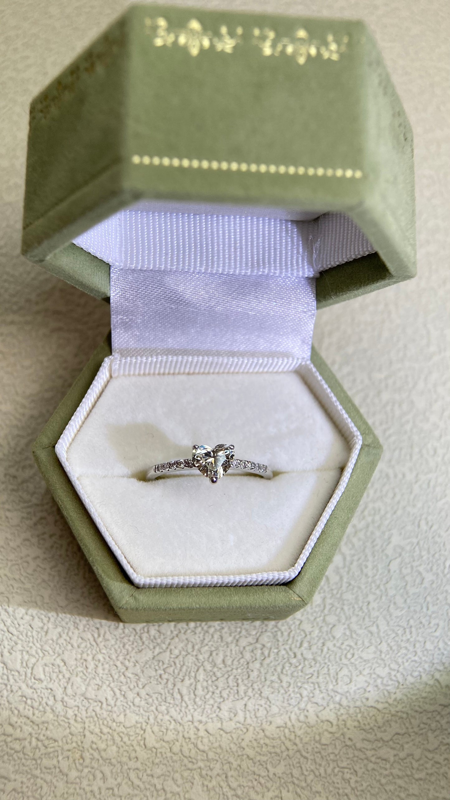 Pt900プラチナ＆ダイヤモンドリング｜ダイヤモンド0.490ct/0.05ct｜M-VS1｜日本製ヴィンテージエステートジュエリー-BEHK