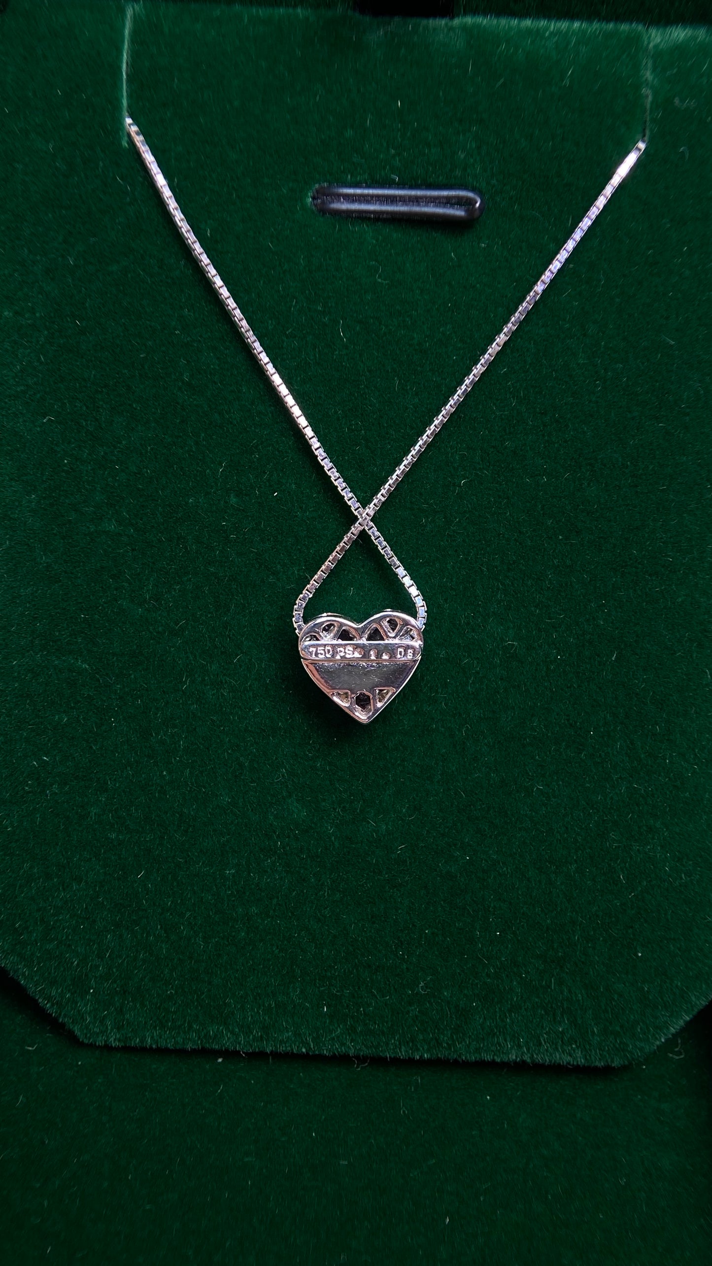 750‰ Gold/18K White Gold &Pink  Sapphire Necklace| Pink Sapphires: 1.08ct｜Japanese Vintage Estate Jewelry -BQSB