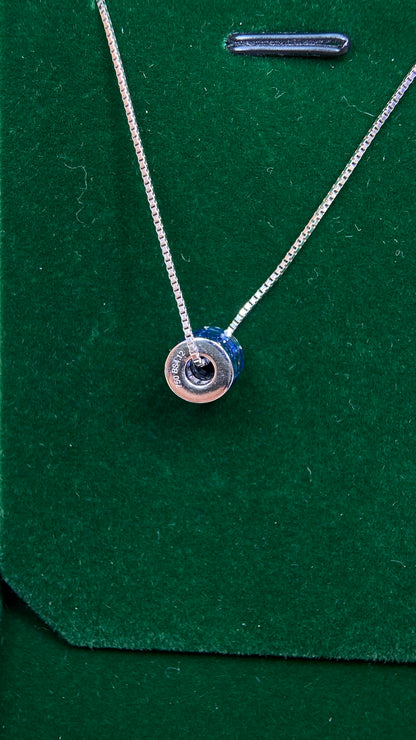 750‰ Gold/18K White Gold &Sapphire Necklace| Sapphires: 4.12ct｜Japanese Vintage Estate Jewelry -BOVN