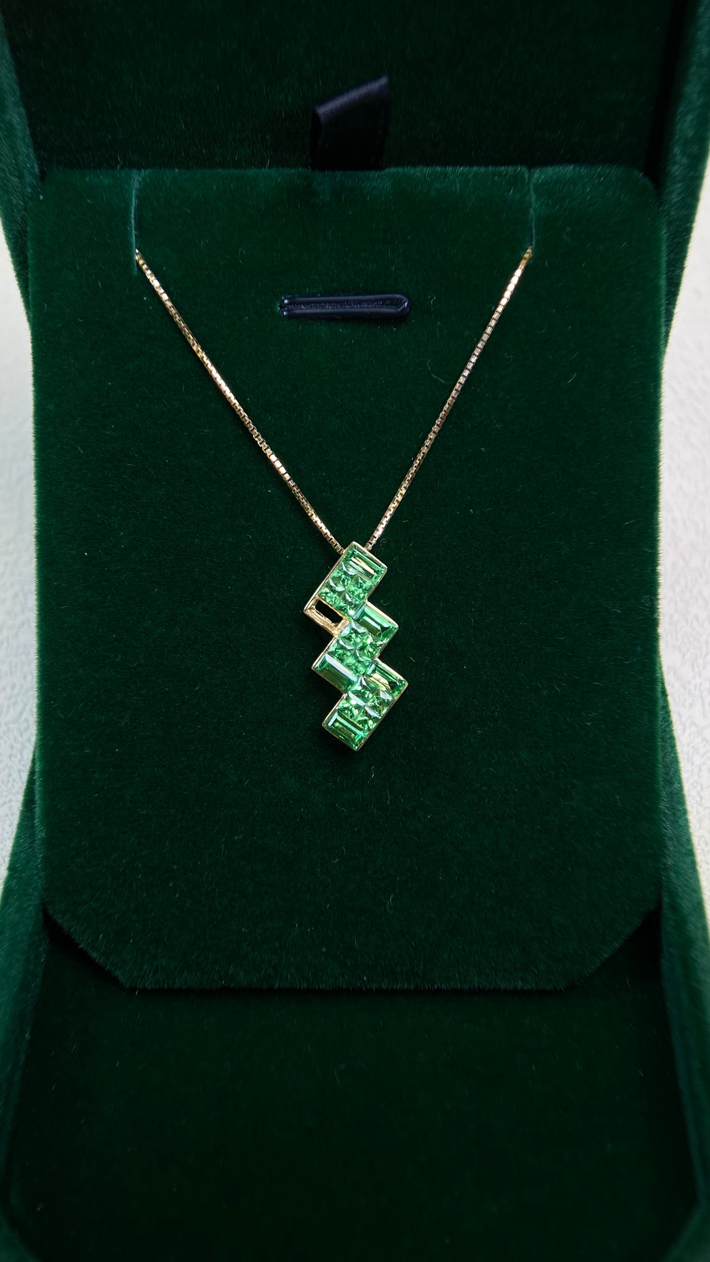 K18 Gold&Garnet&Necklace| Garnets: 1.86ct｜Japanese Vintage Estate Jewelry -BQKQ