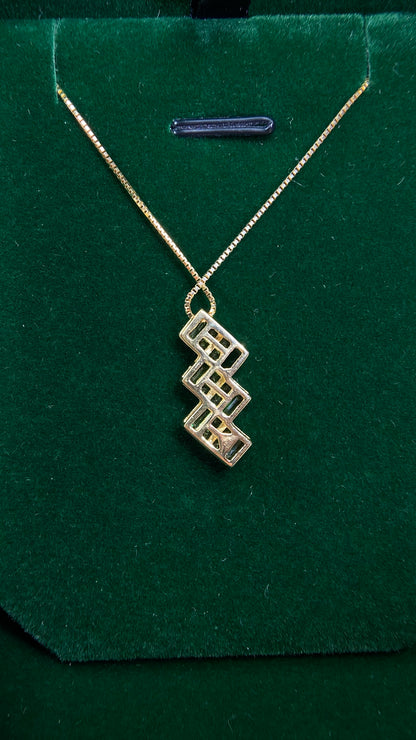 K18 Gold&Garnet&Necklace| Garnets: 1.86ct｜Japanese Vintage Estate Jewelry -BQKQ