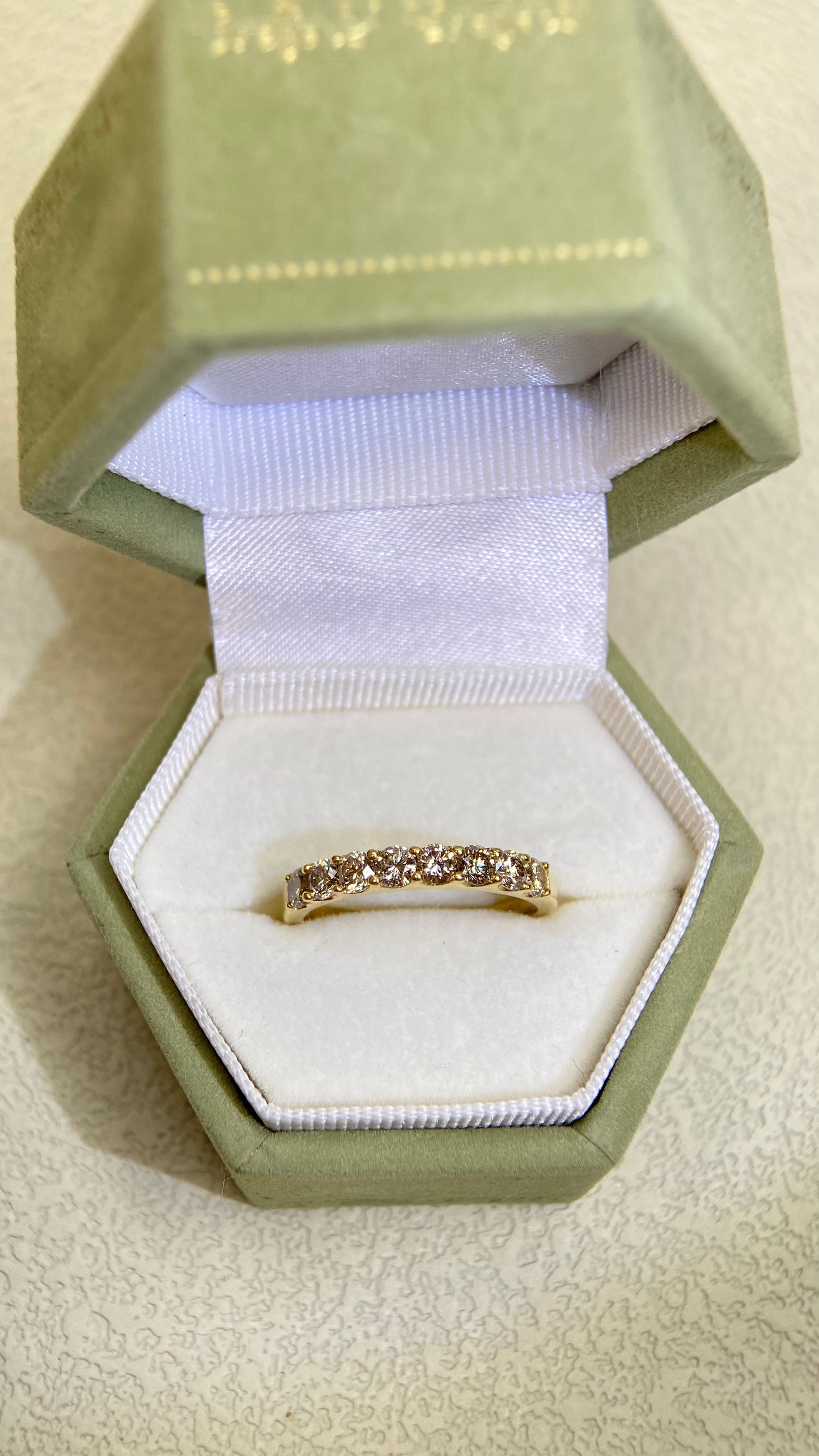 K18 Gold&Diamond Ring| Diamonds:0.60ct | Japanese Vintage Estate Jewelry -BRVX2629