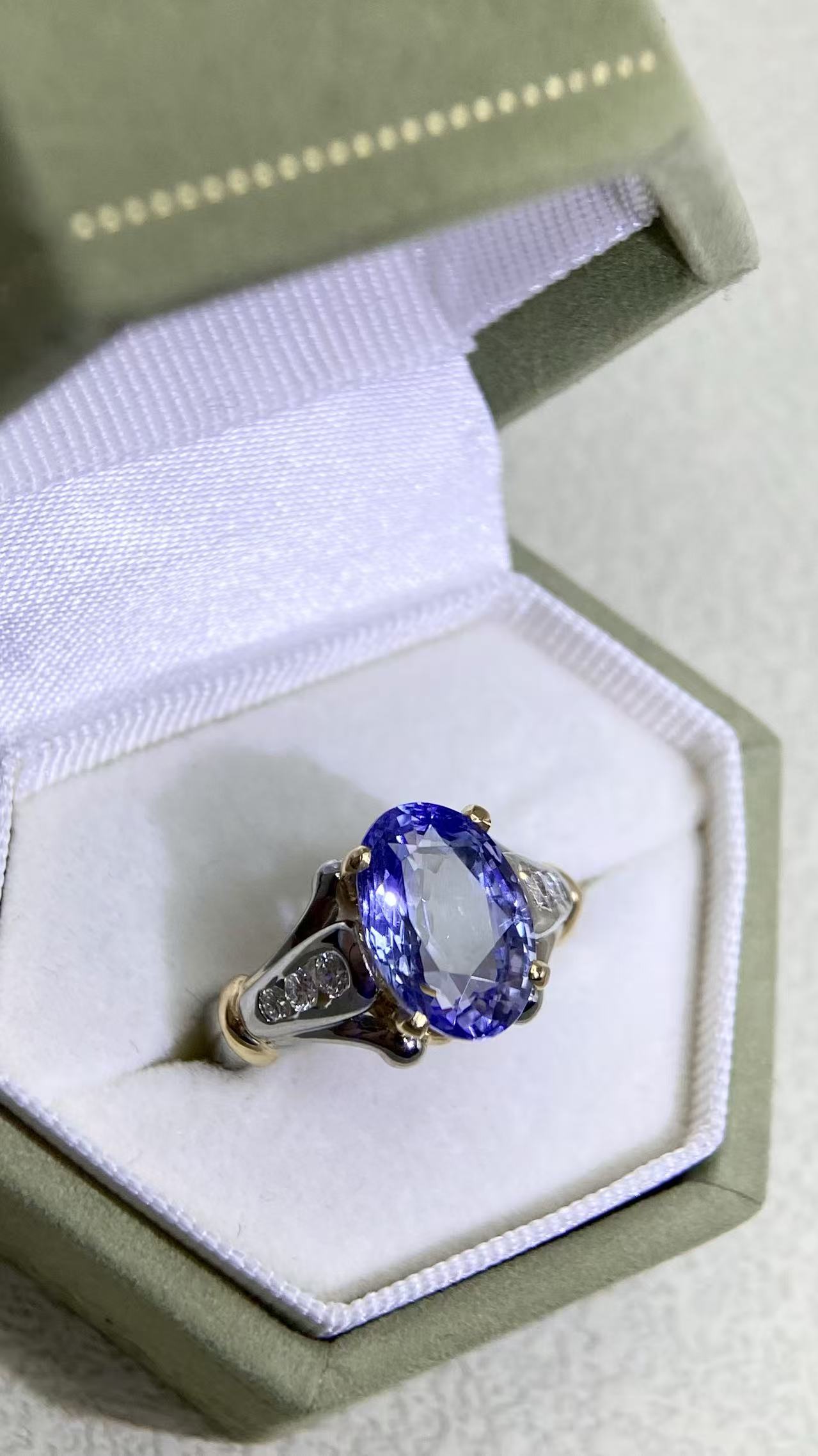 K18ゴールド＆ダイヤモンドリング｜ダイヤモンド2.31ct｜日本製ヴィンテージエステートジュエリー