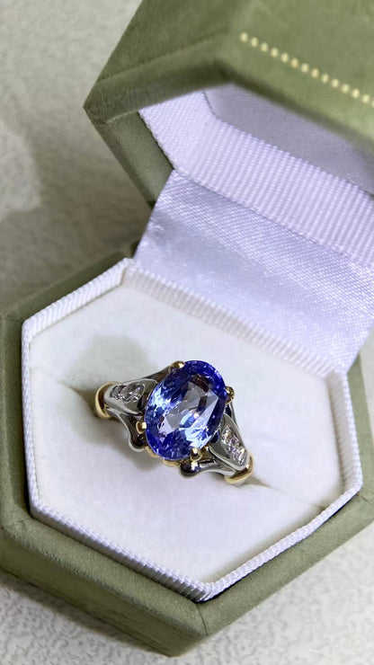 K18ゴールド＆ダイヤモンドリング｜ダイヤモンド2.31ct｜日本製ヴィンテージエステートジュエリー